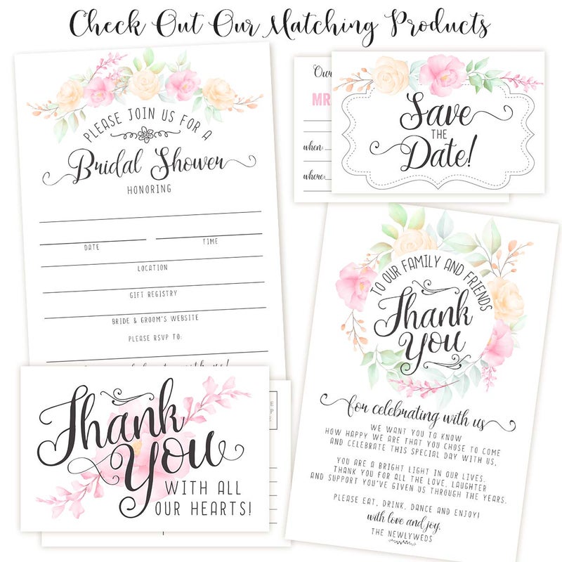 Lone Star Art Wedding RSVP Postcards â€“ Set of 50 â€“ Blank Wedding Stationery â€“ Minimalist DIY Planning Kit - Image 5